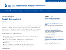 Tablet Screenshot of icj-sweden.org